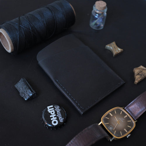 Black Wrap Card Holder P1