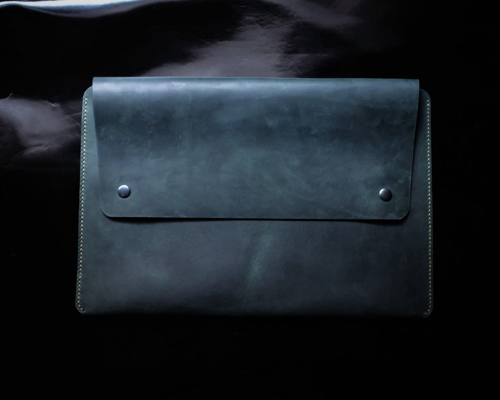 Зелена торба за лаптоп