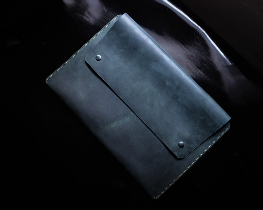 Зелена торба за лаптоп