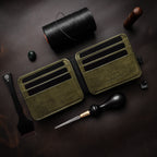 Црно-зелени новчаник