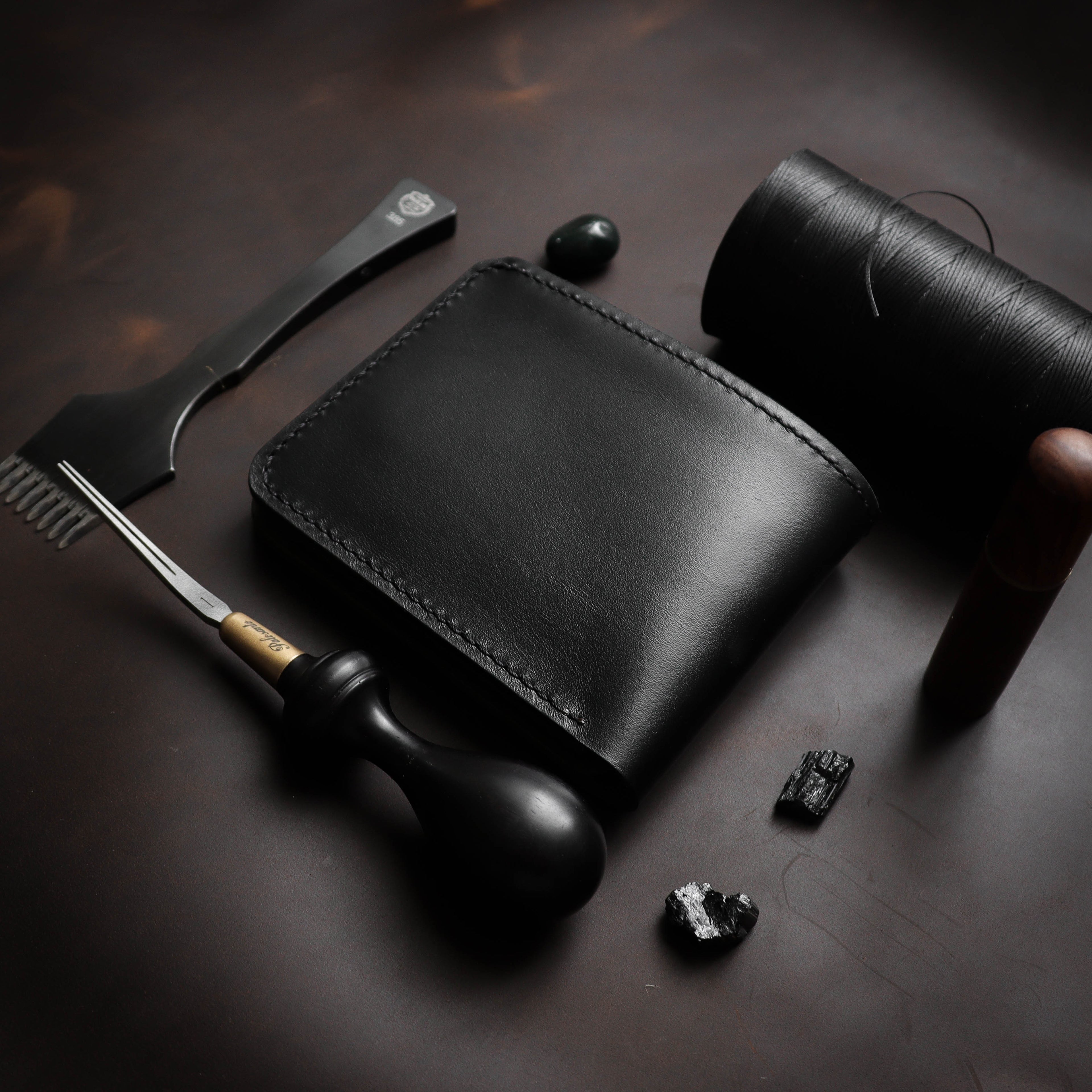 Црно-зелени новчаник