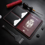 Црни новчаник за пасош