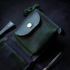 Зелени и тегет плави новчаник Д1