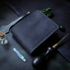 Зелени и тегет плави новчаник Д1