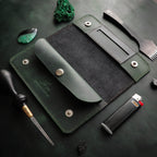 Црно-зелена кеса за дуван 