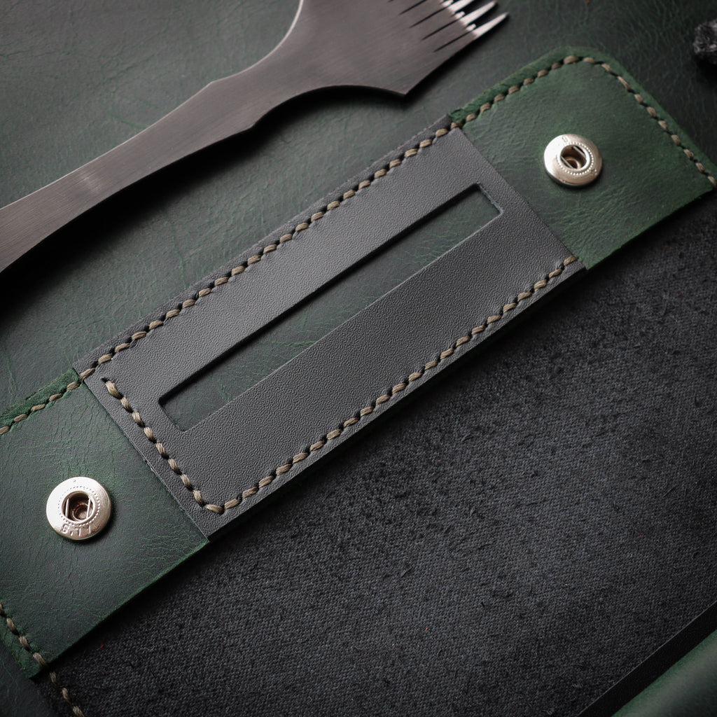 Црно-зелена кеса за дуван 