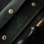 Црно-зелена кеса за дуван 