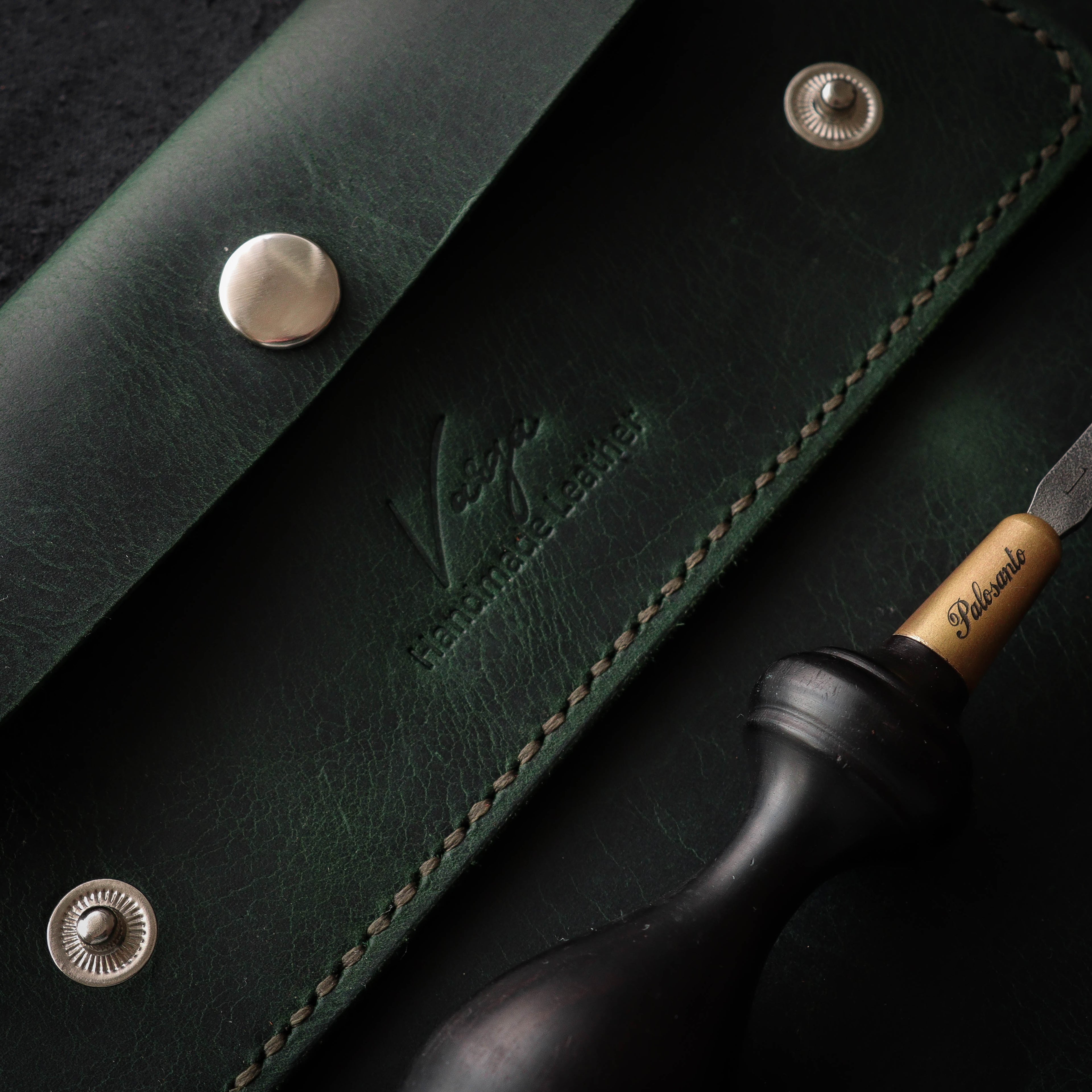 Црно-зелена кеса за дуван 