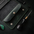 Црно-зелена кеса за дуван 