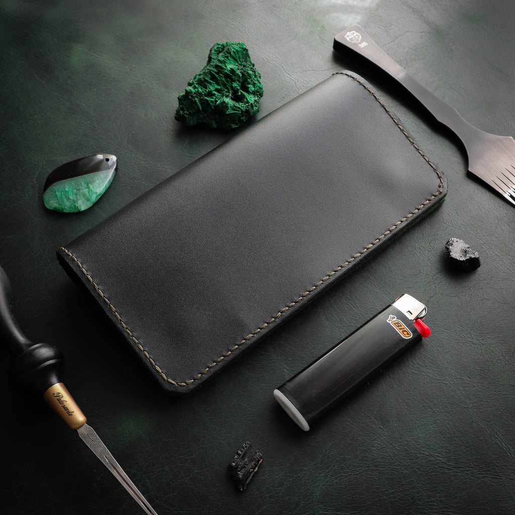 Црно-зелена кеса за дуван 