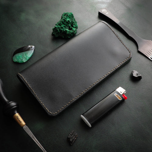 Црно-зелена кеса за дуван 