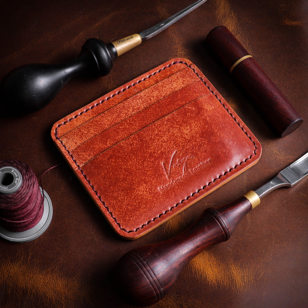 Држач за картице Semi Shell Cordovan