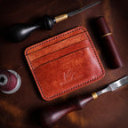 Држач за картице Semi Shell Cordovan