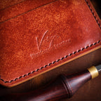 Држач за картице Semi Shell Cordovan