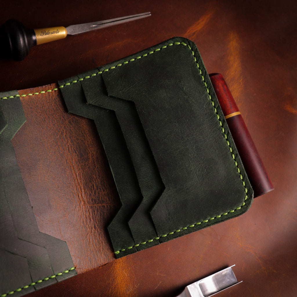 Зелено-браон новчаник U1 