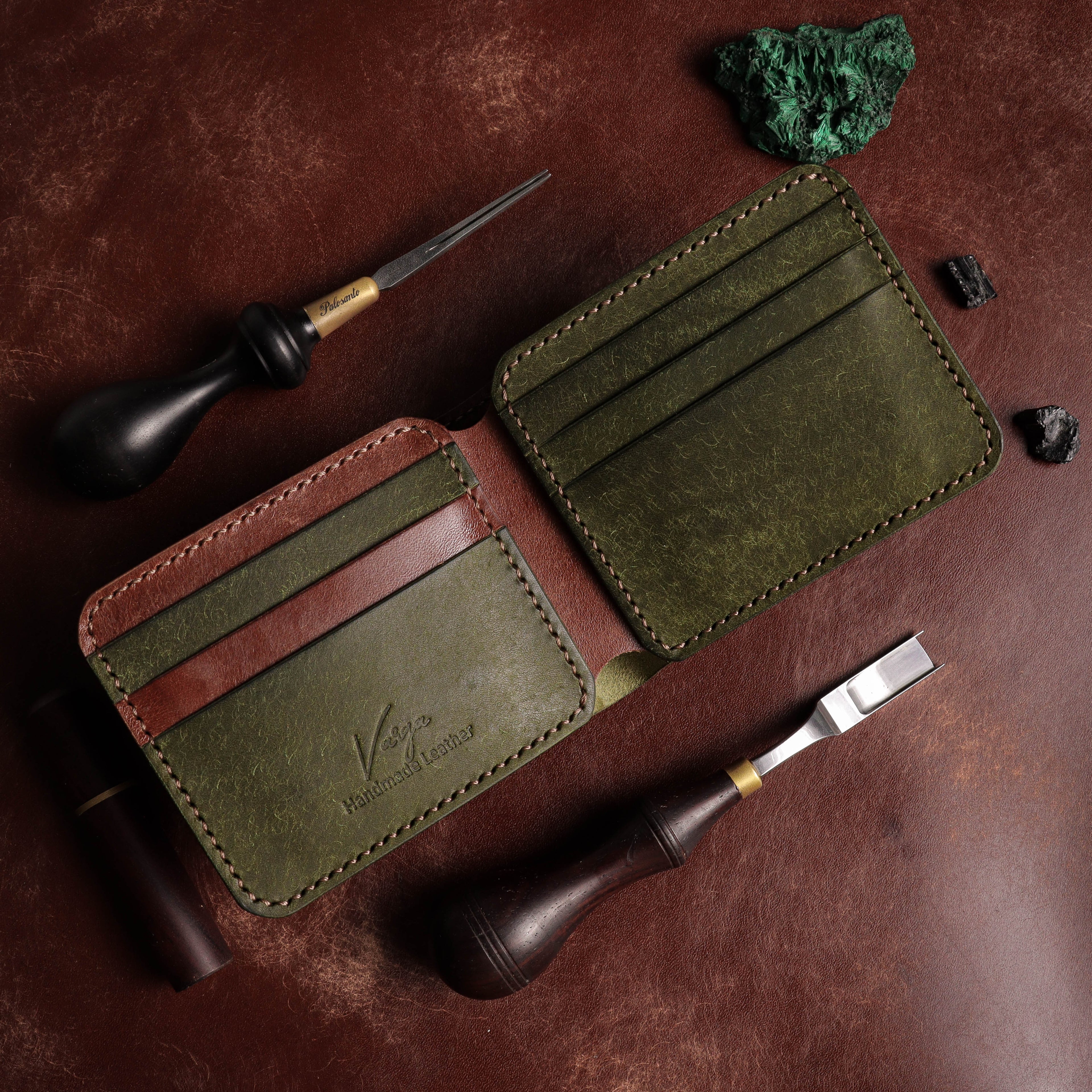 Браон и зелени Пуебло новчаник