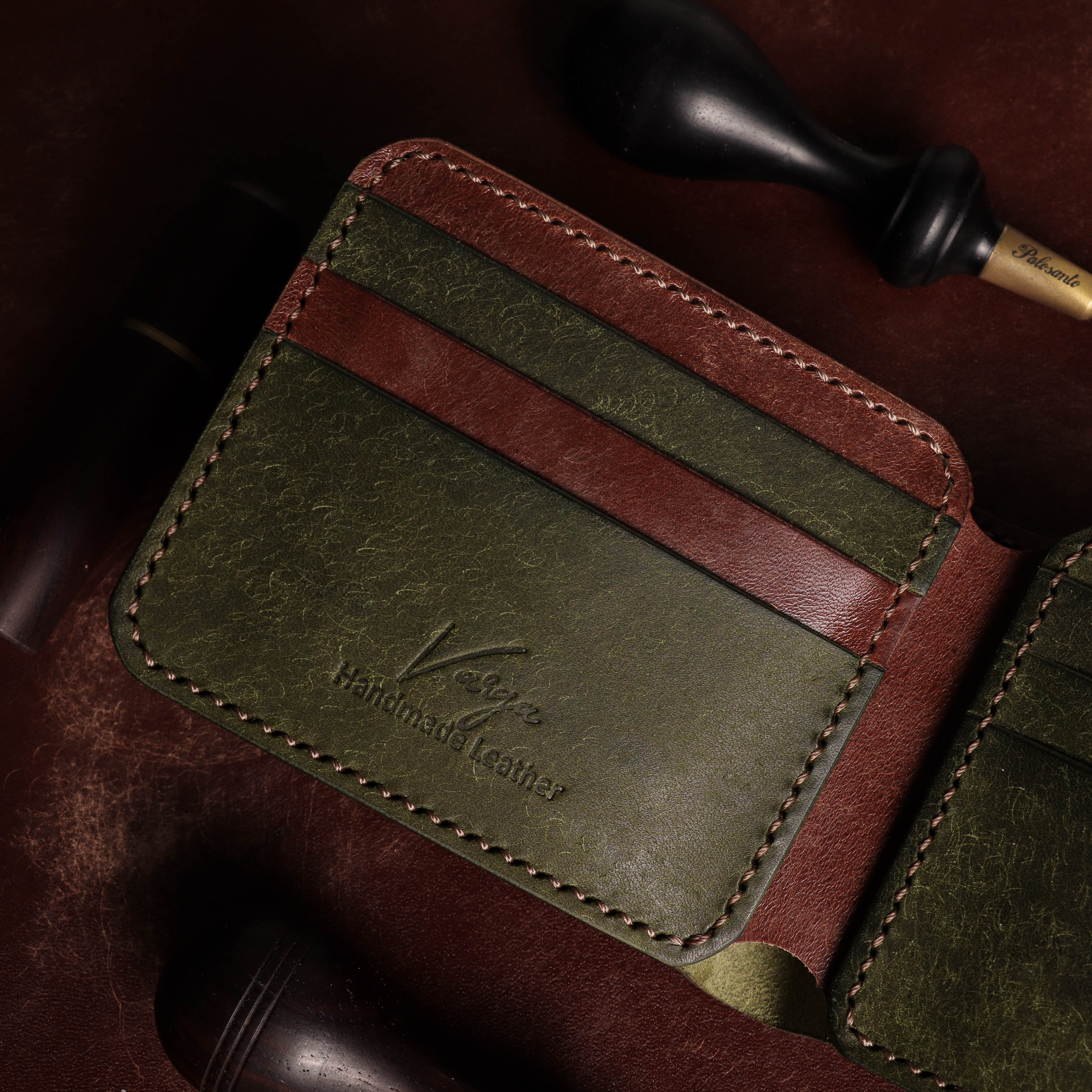 Браон и зелени Пуебло новчаник