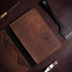 Новчаник за пасош црно-браон