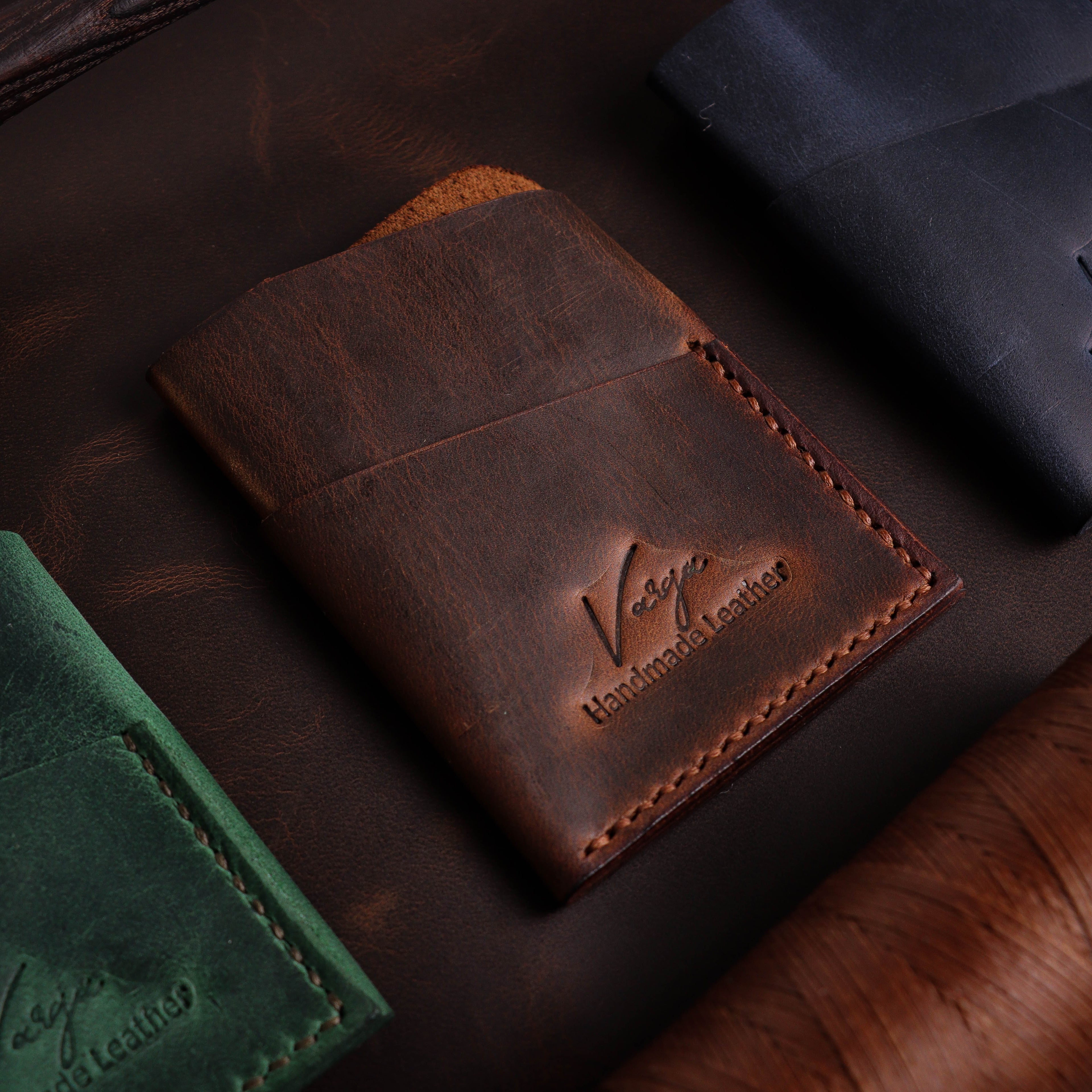 Brown Wrap Card Holder P1