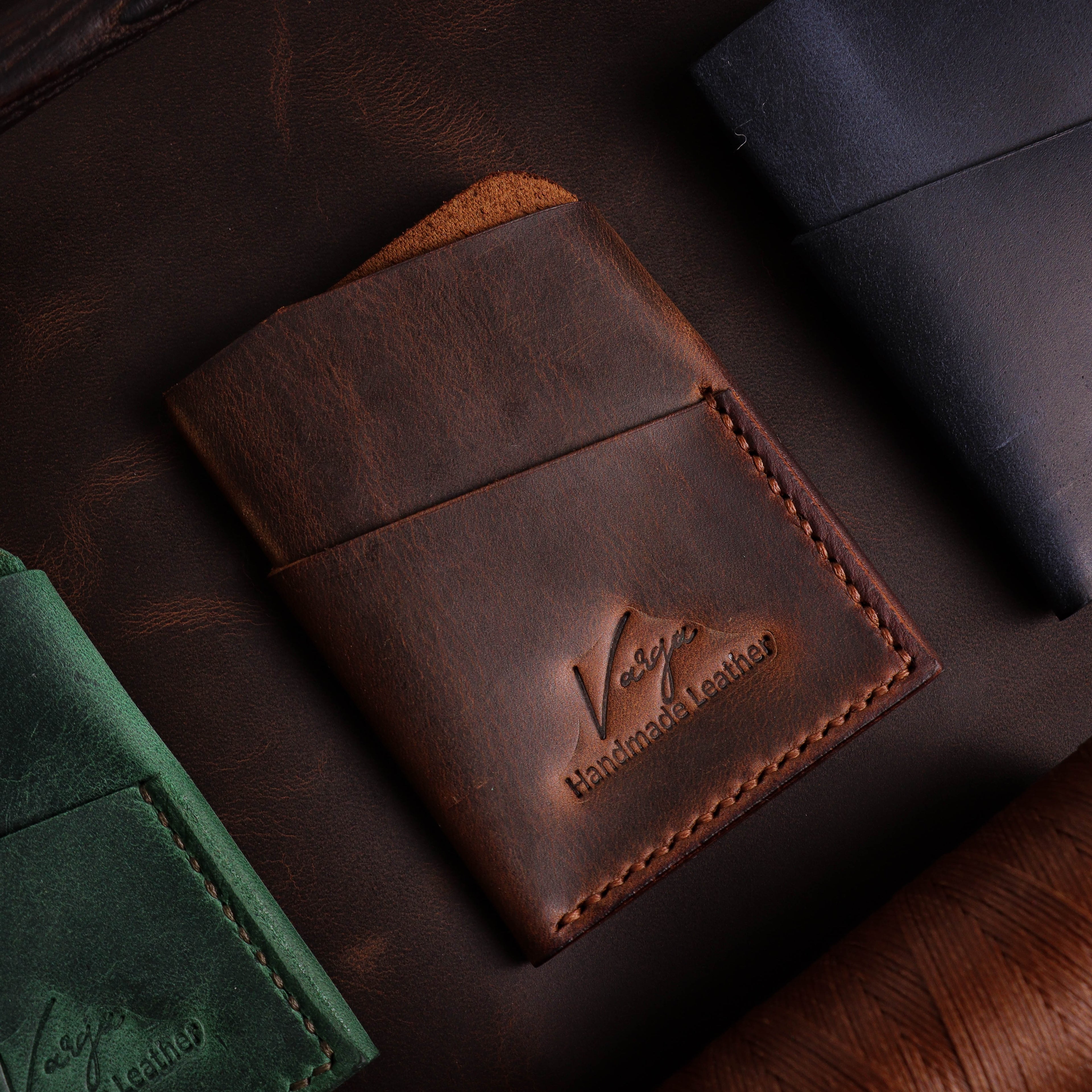 Brown Wrap Card Holder P1