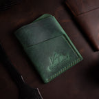 Green Wrap Card Holder P1
