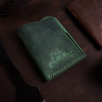 Green Wrap Card Holder P1