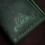 Green Wrap Card Holder P1