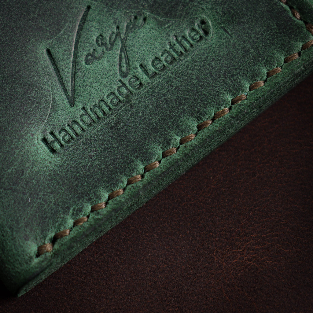 Green Wrap Card Holder P1