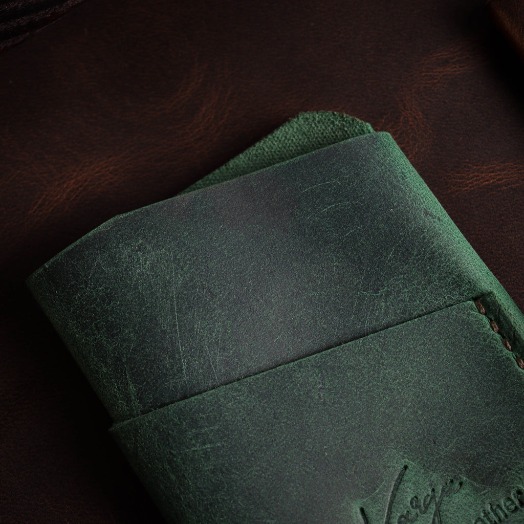 Green Wrap Card Holder P1