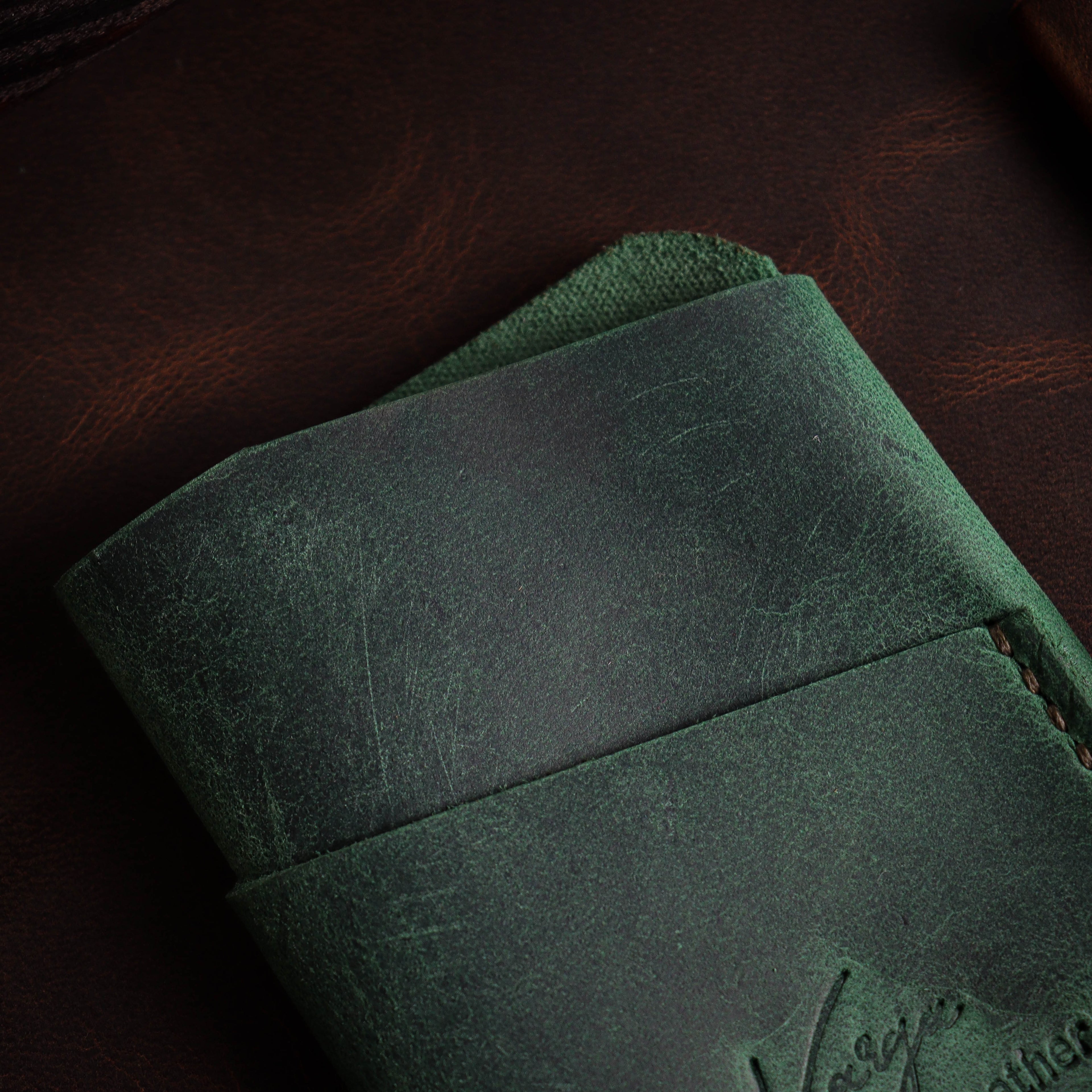 Green Wrap Card Holder P1