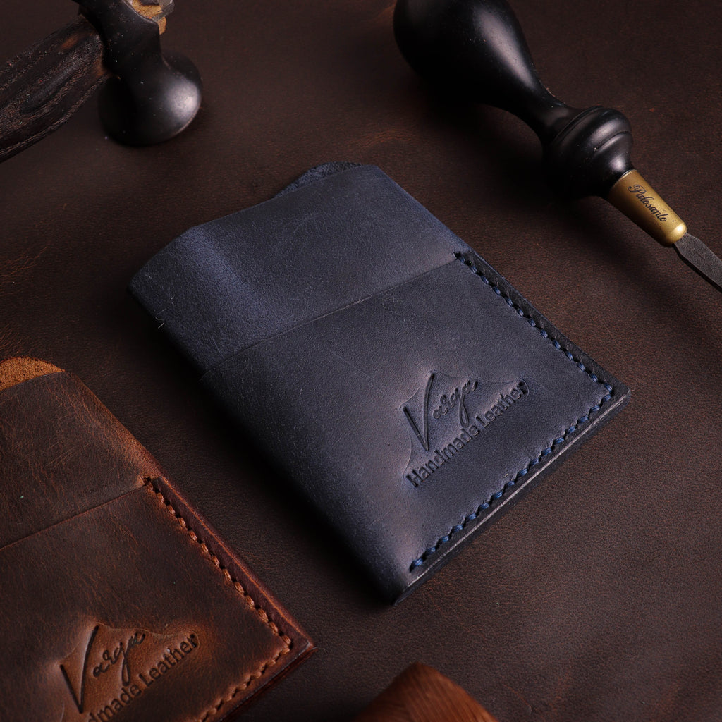 Navy Blue Wrap Card Holder P1