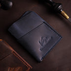 Navy Blue Wrap Card Holder P1