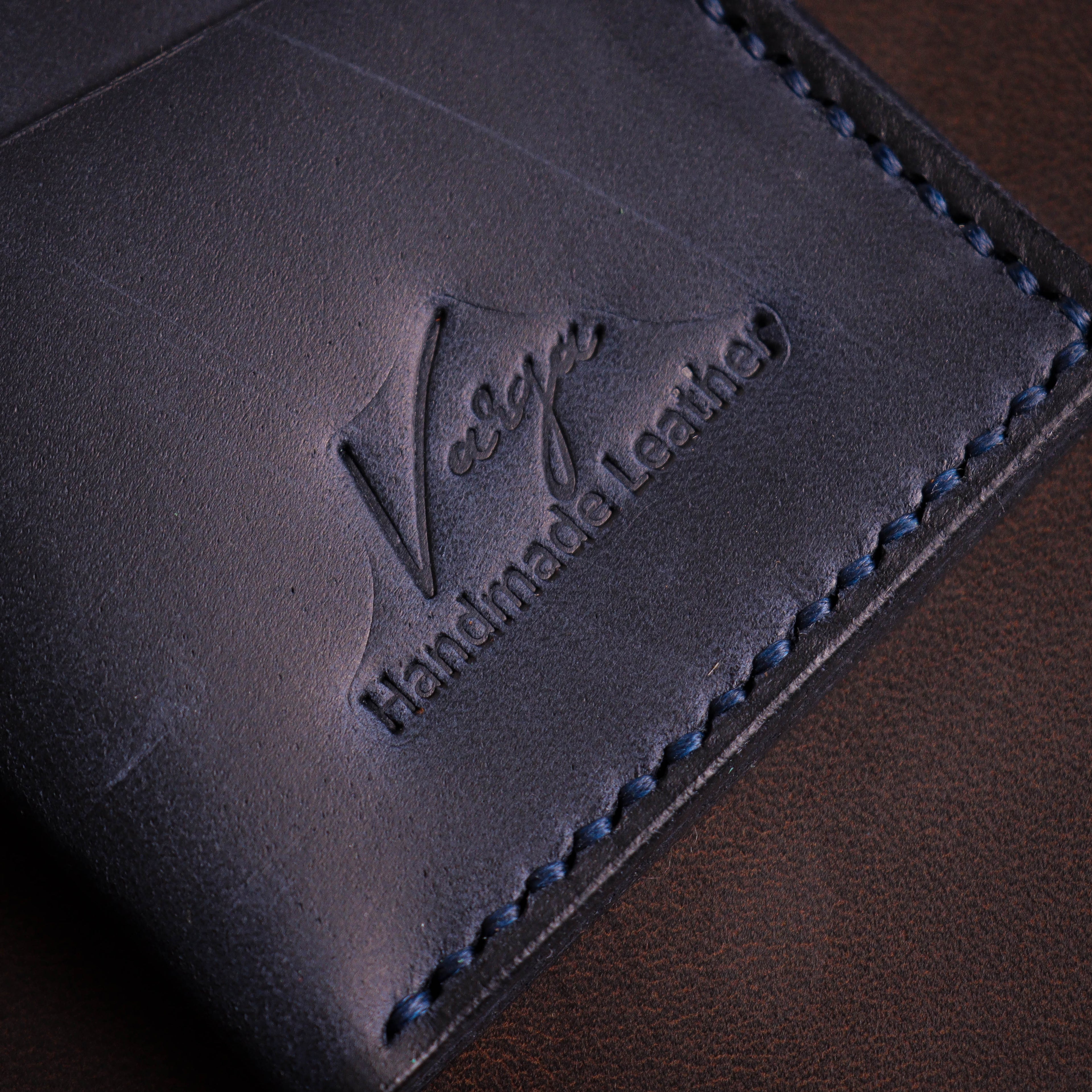 Navy Blue Wrap Card Holder P1