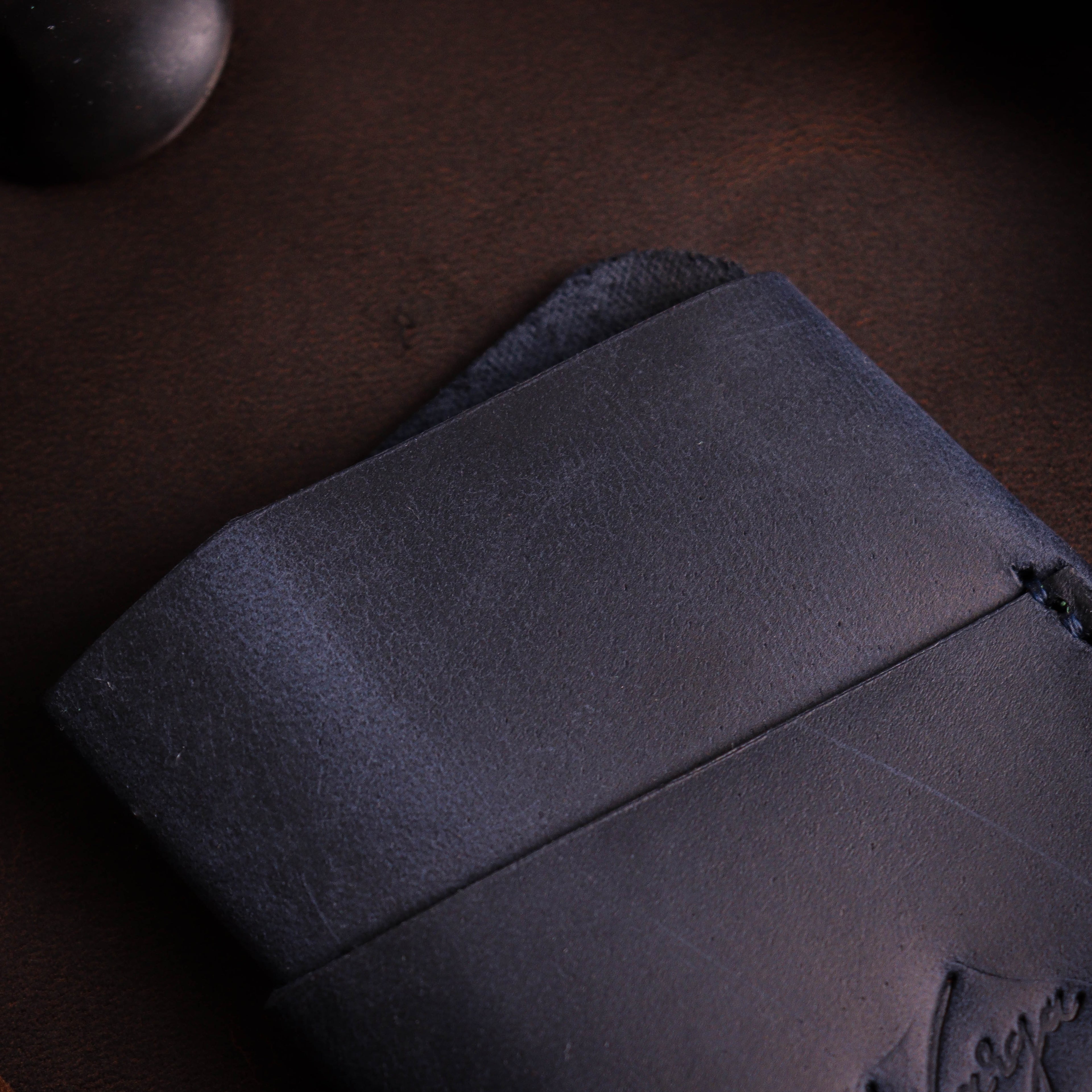 Navy Blue Wrap Card Holder P1