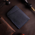 Navy Blue Wrap Card Holder P1