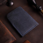 Navy Blue Wrap Card Holder P1