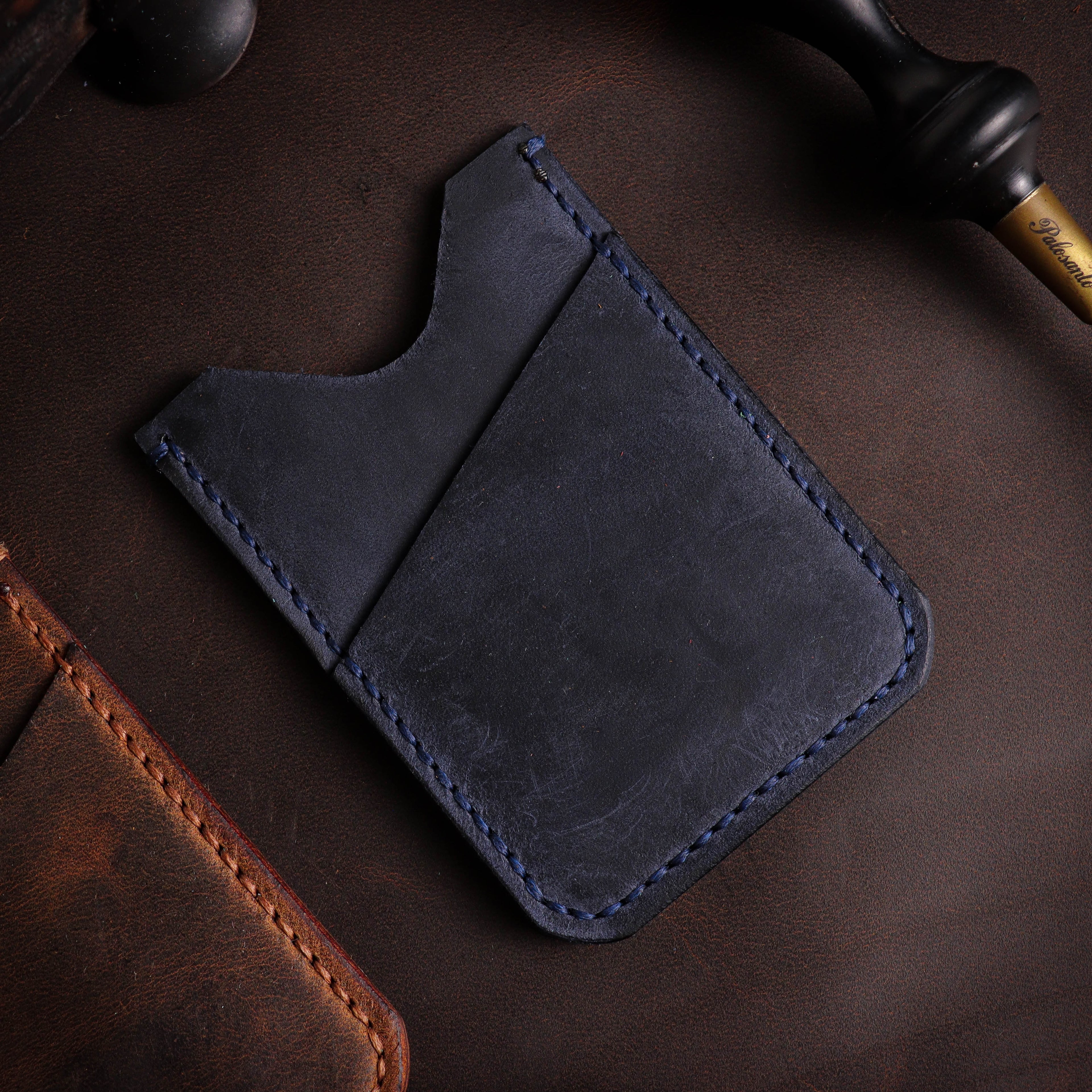 Navy Blue Card holder V1