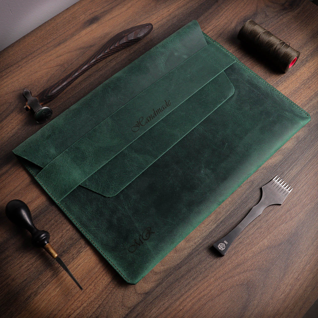 Green Laptop Case