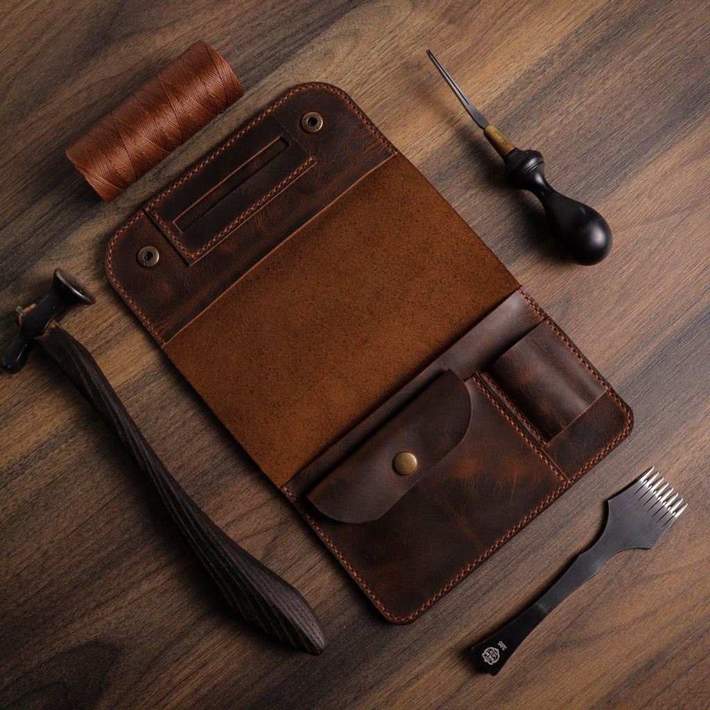 Brown Tobacco Pouch