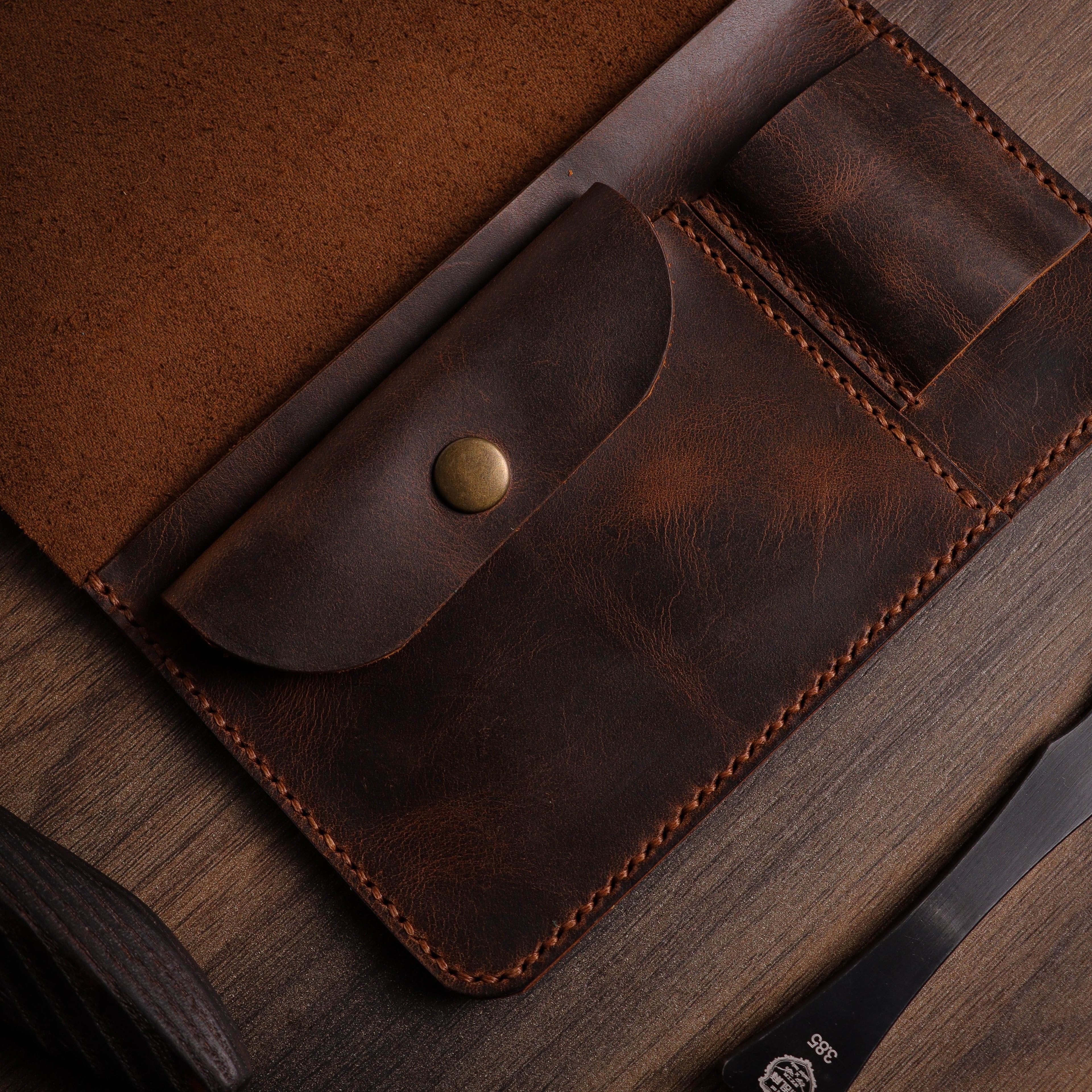 Brown Tobacco Pouch