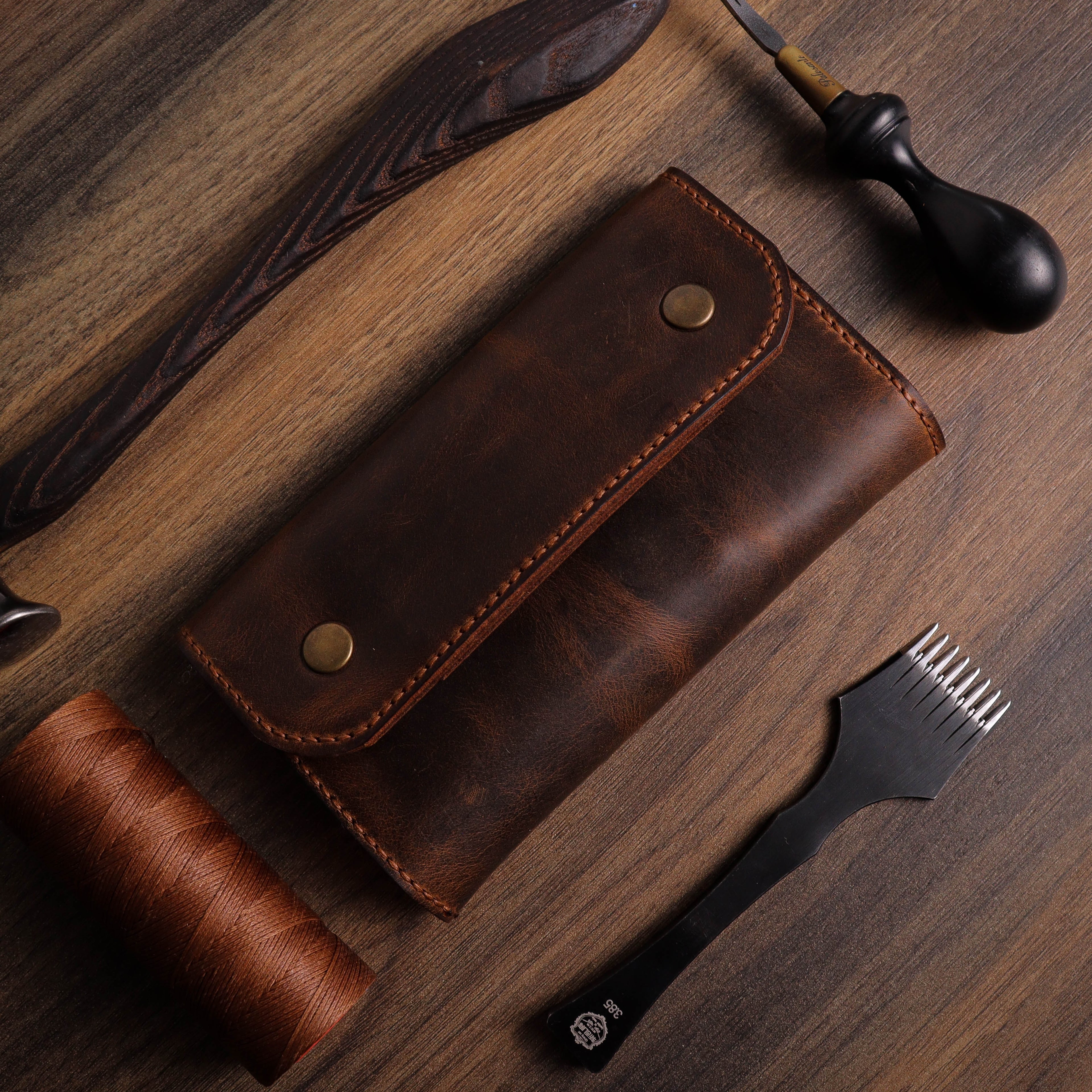 Brown Tobacco Pouch
