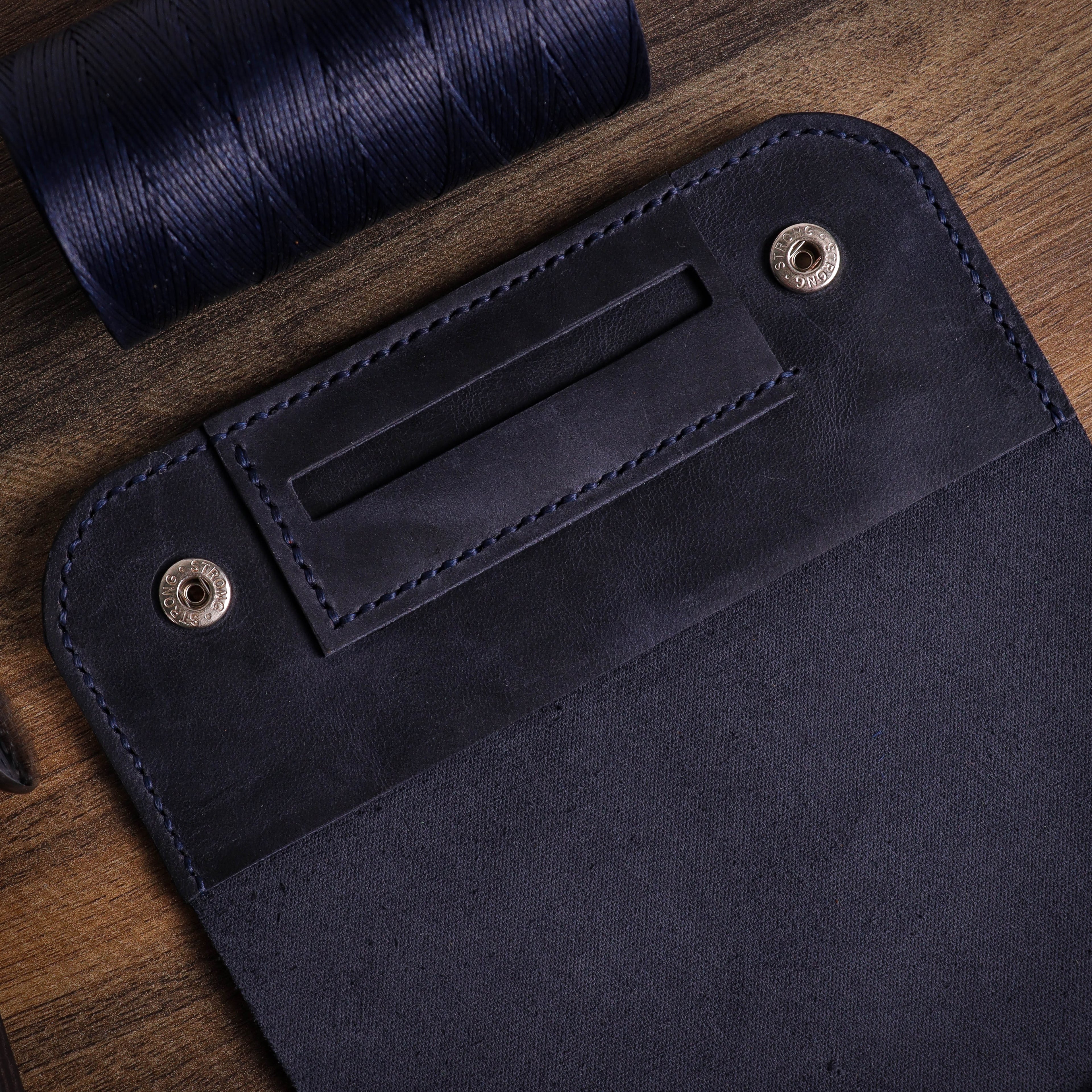 Navy Blue Tobacco Pouch
